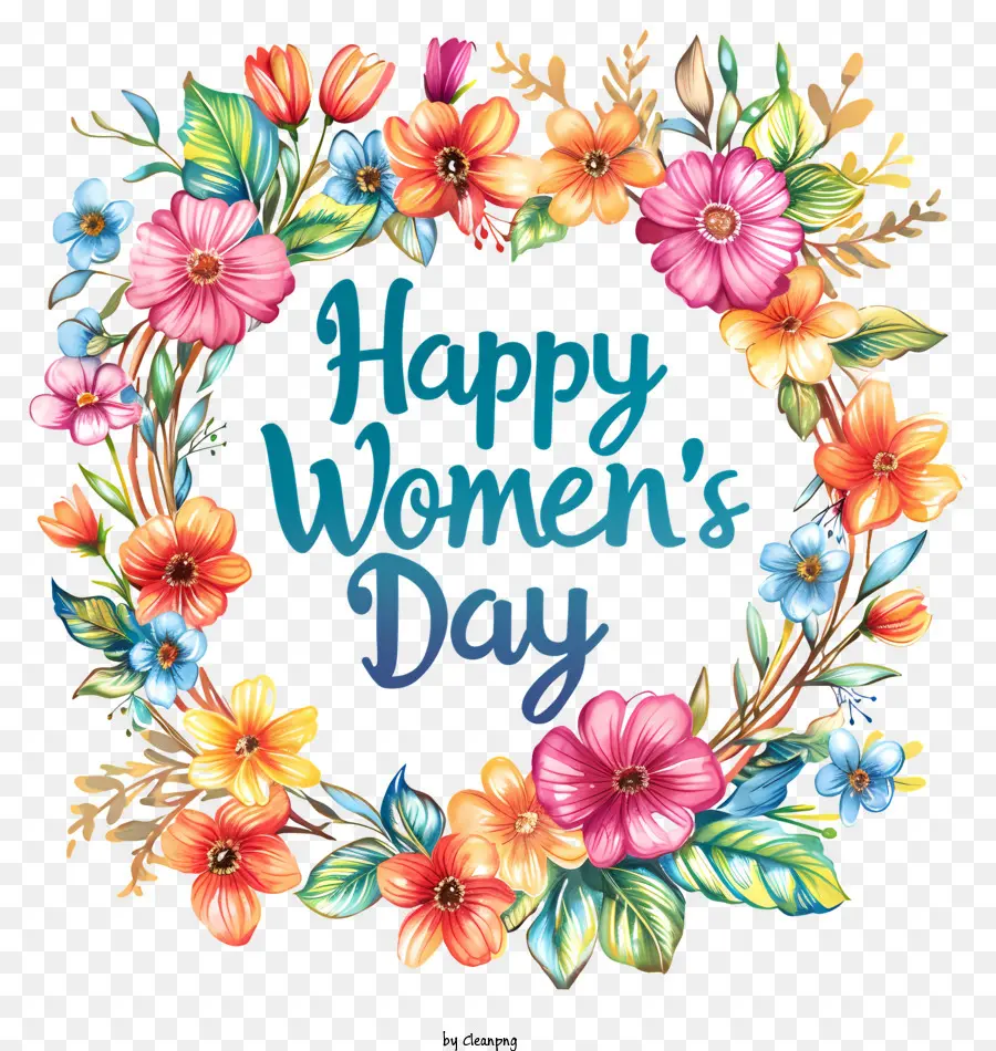 Mutlu Kadınlar Günü，çiçek PNG