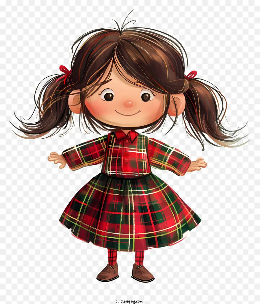 Tartan Günü，Kız PNG