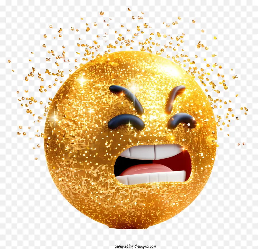ışıltı，Altın Emoji PNG