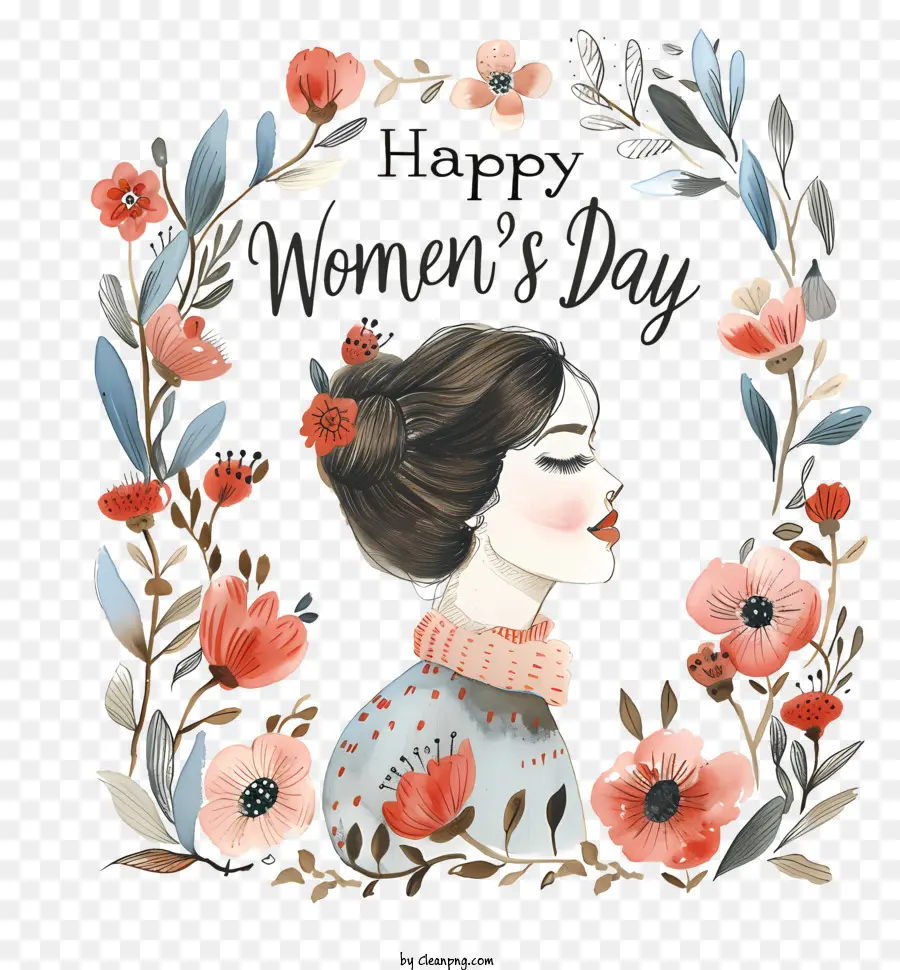 Mutlu Kadınlar Günü，Kadın PNG
