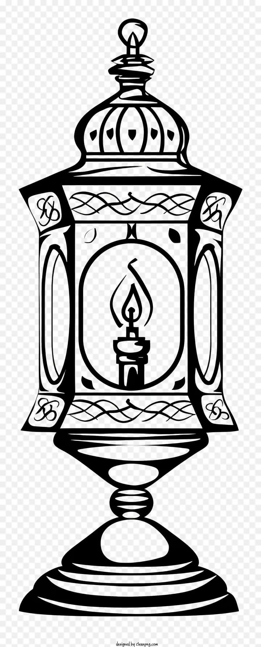 İslam Lambası，Gümüş Urn PNG