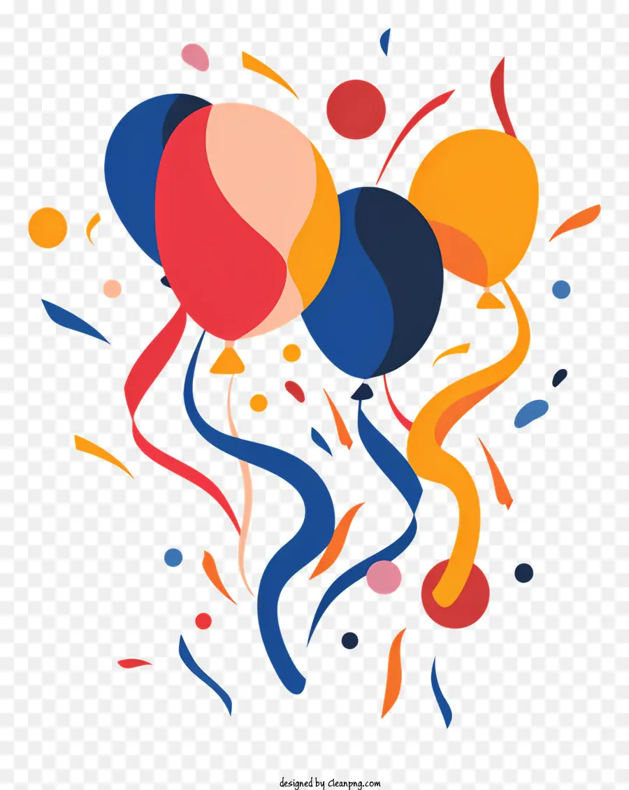 Dünya Partisi Günü，Balonlar PNG