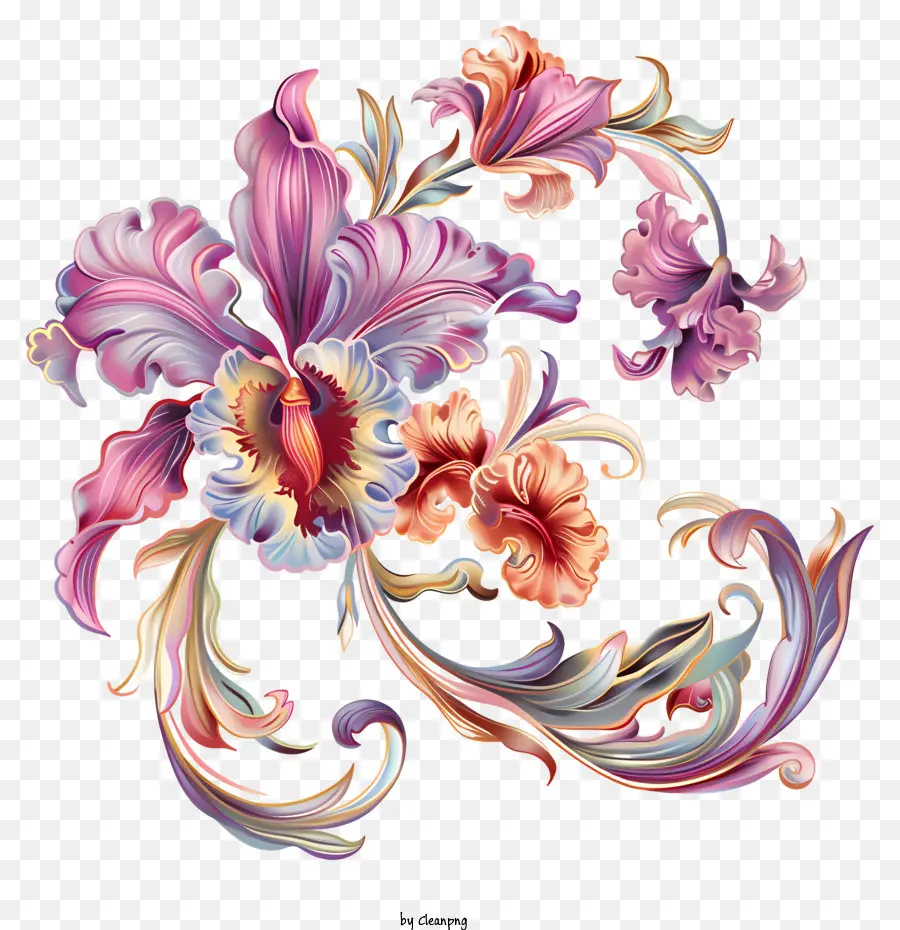 Orkide Günü，çiçek Tasarımı PNG