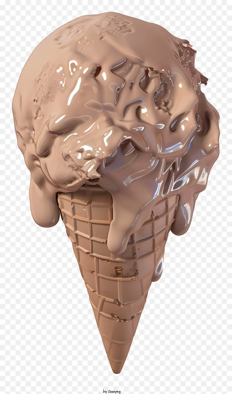 çikolatalı Dondurma，Eriyen çikolata PNG