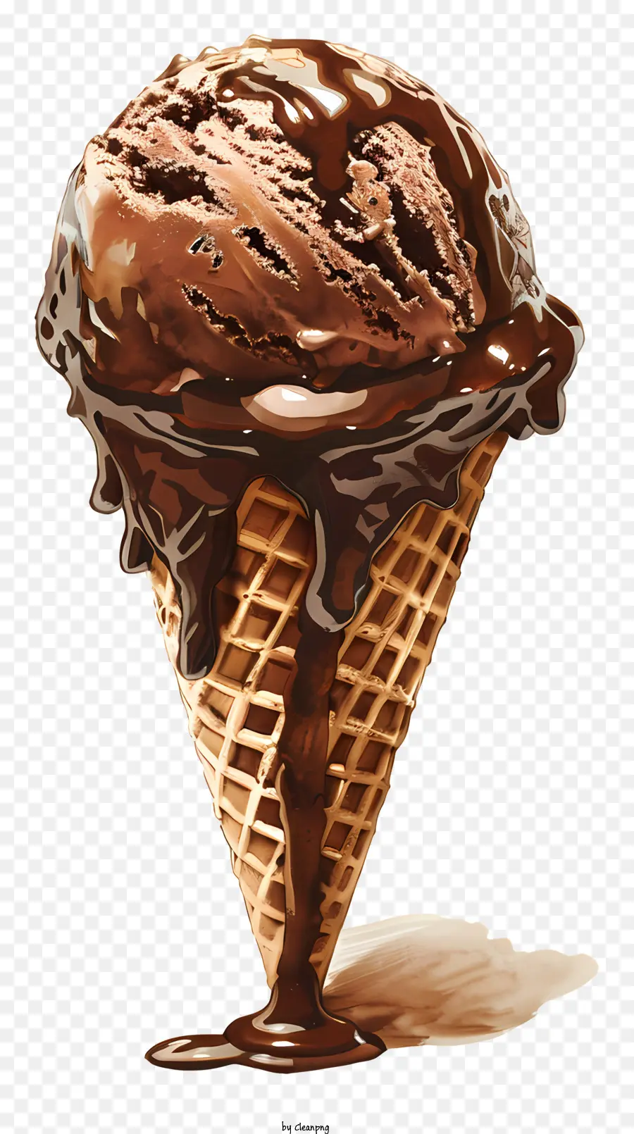 çikolatalı Dondurma，Erime PNG