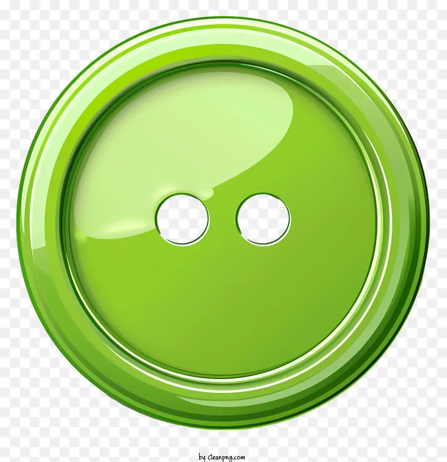 Giysi Düğmesi，Yeşil Düğme PNG