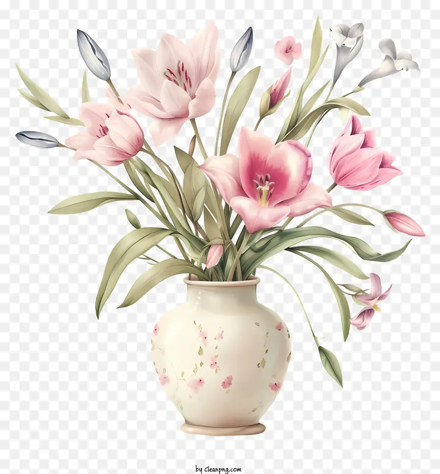 Çiçek，Pembe Lilyum PNG