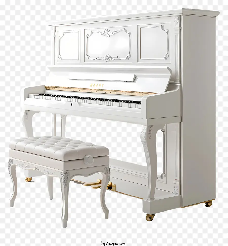 Plan，Beyaz Piyano PNG