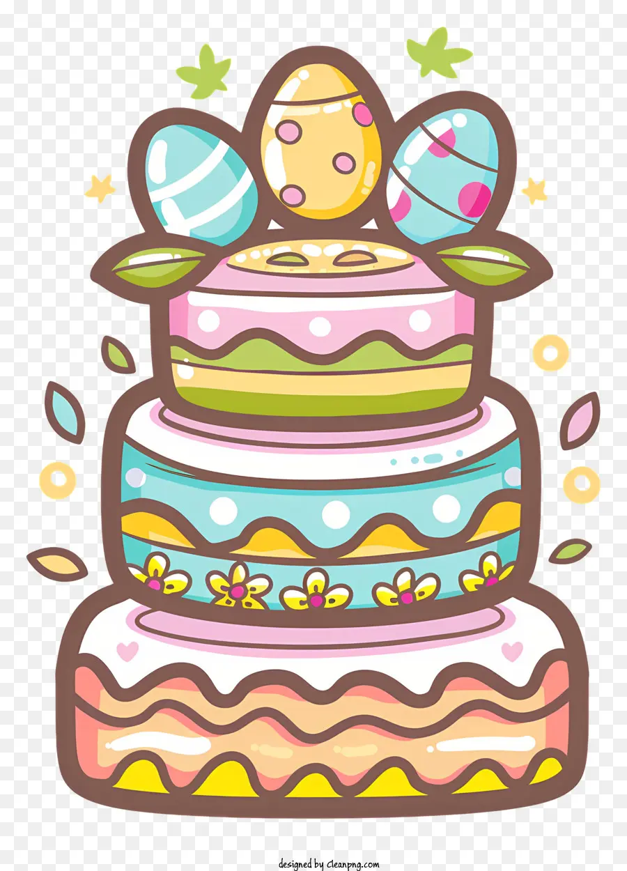 Paskalya Günü Pastası，Düğün Pastası PNG