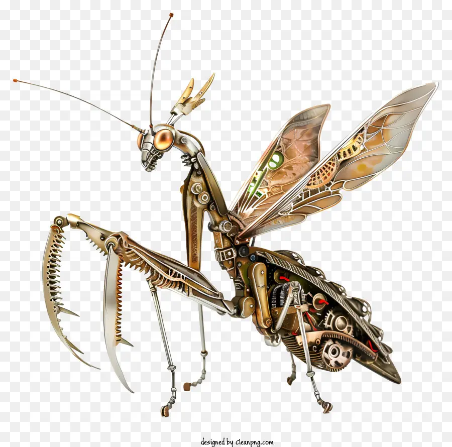 Steampunk，Steampunk Mantis PNG