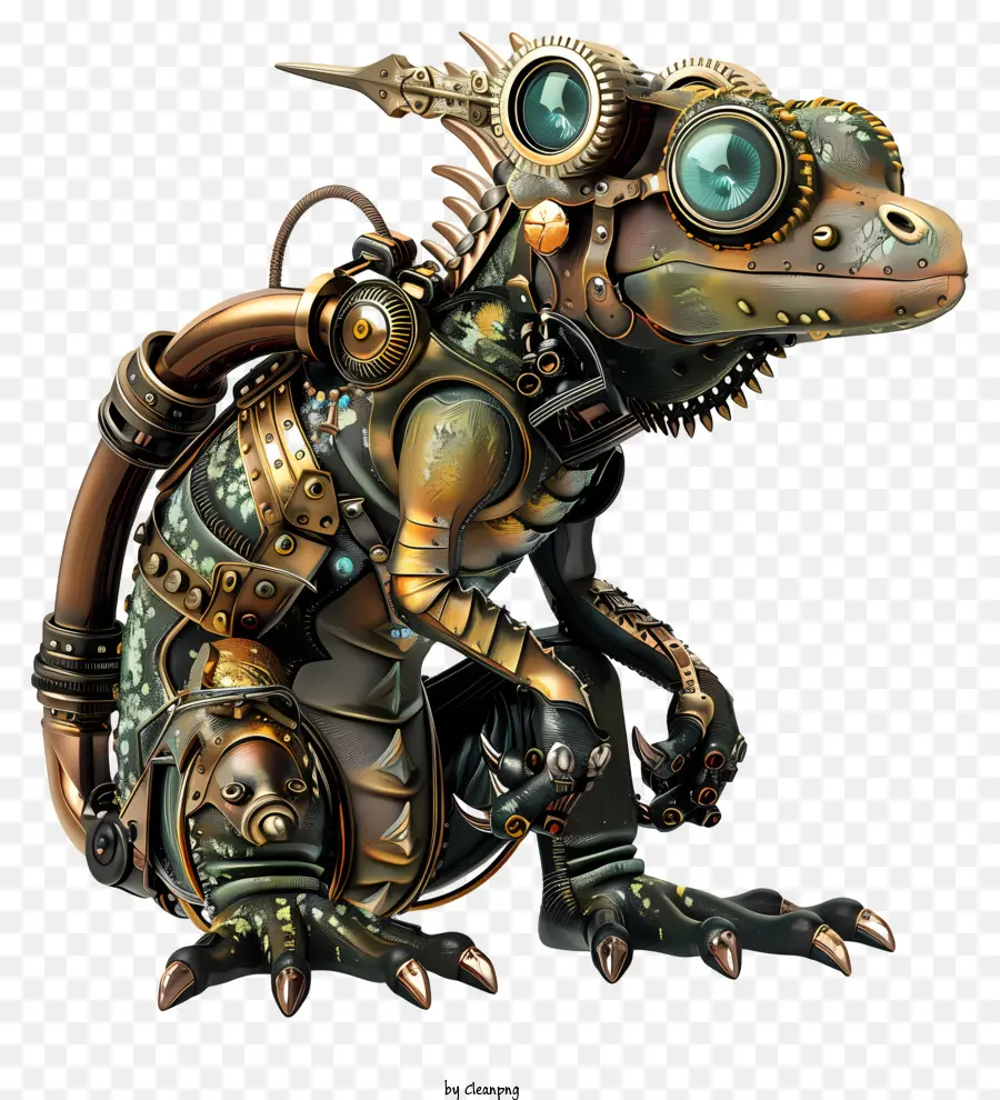 Steampunk，Steampunk Kertenkele PNG