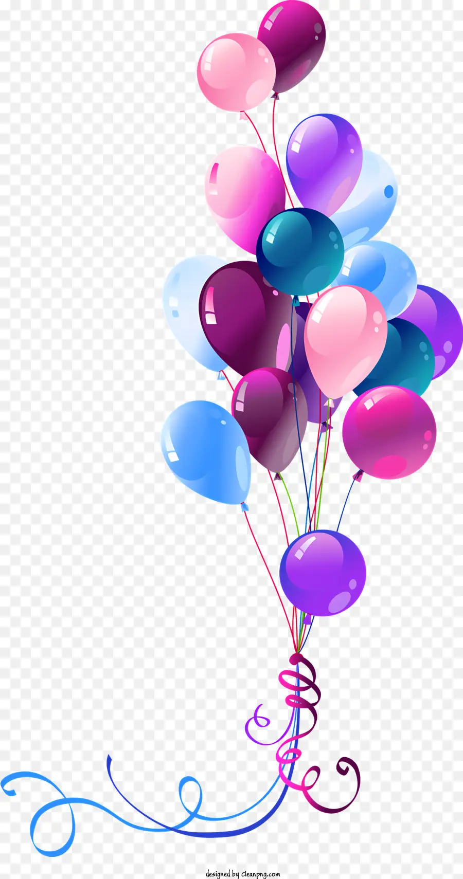 Doğum Günü，Renkli Balonlar PNG
