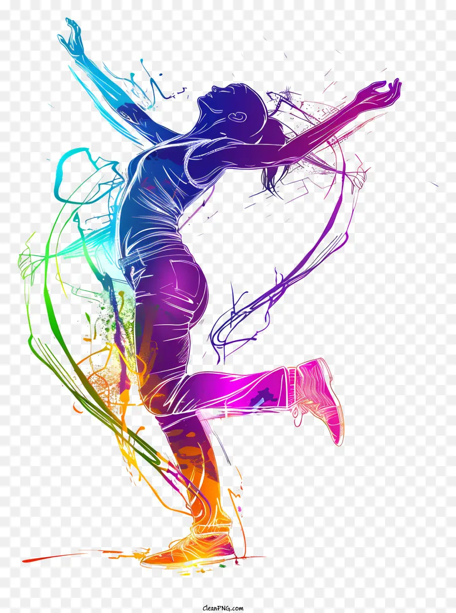 Uluslararası Dans Günü，Renkli PNG