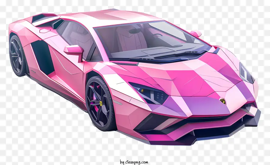 Lamborghini，Pembe Spor Araba PNG