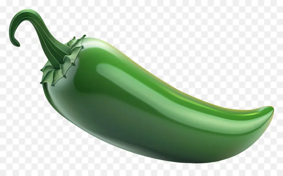 Jalapeno Biberi，Yeşil Jalapeno PNG