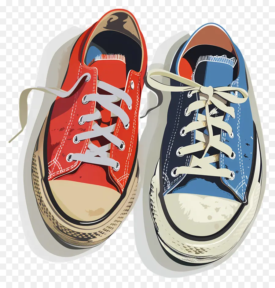 Vintage Converse Ayakkabıları，Mavi Sohbet Ayakkabıları PNG