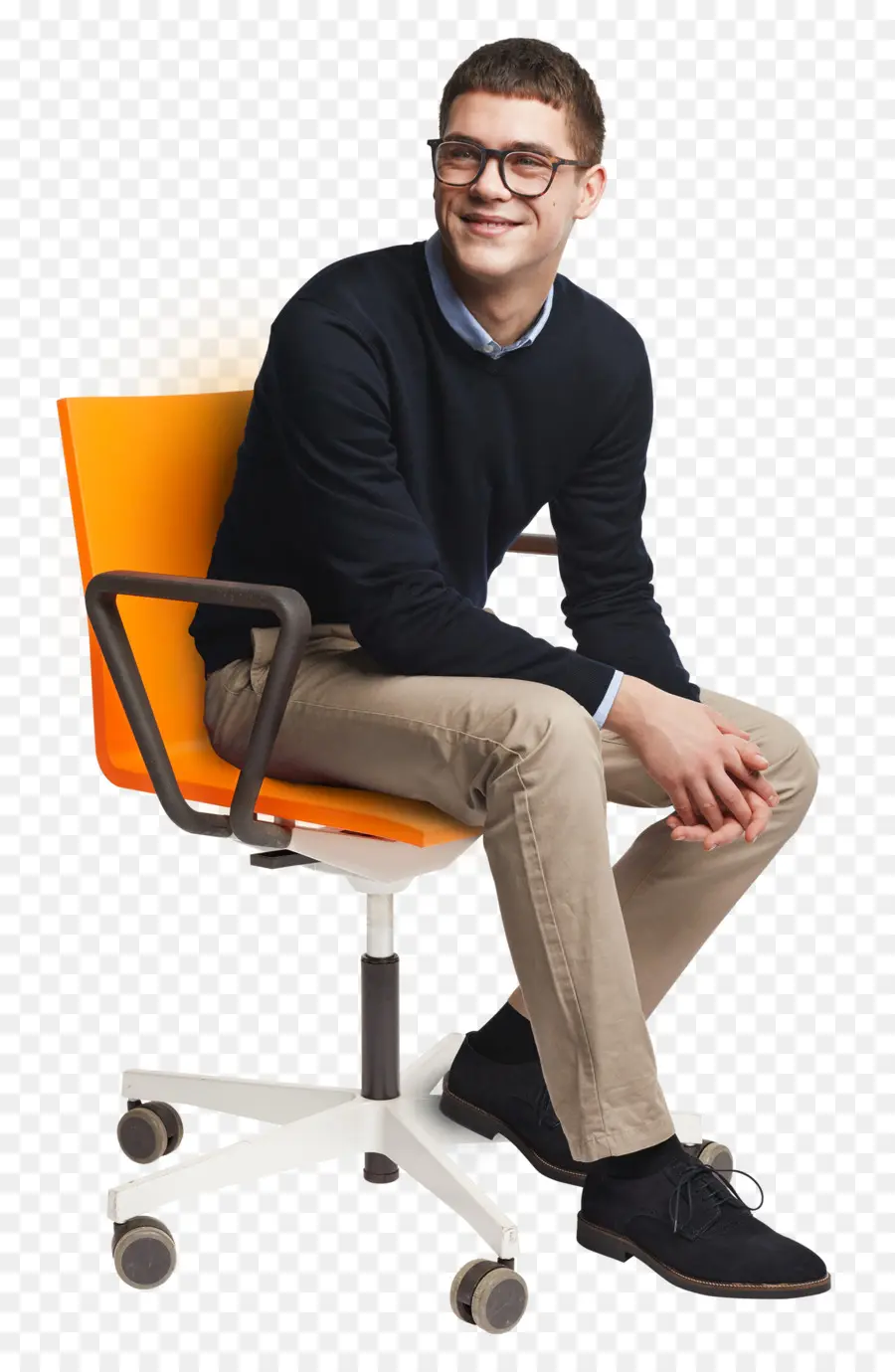 Ofis Koltuğu，Oturan Adam PNG