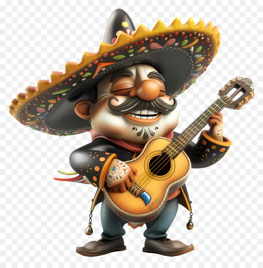 Cinco De Mayo，Mariachi Müzisyeni PNG