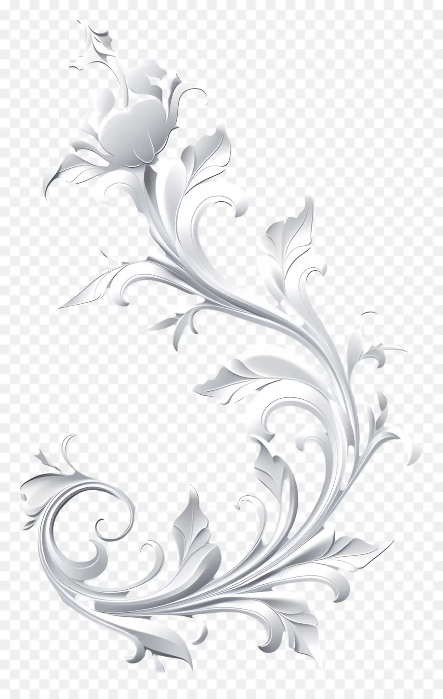 Köşe，çiçek Tasarımı PNG