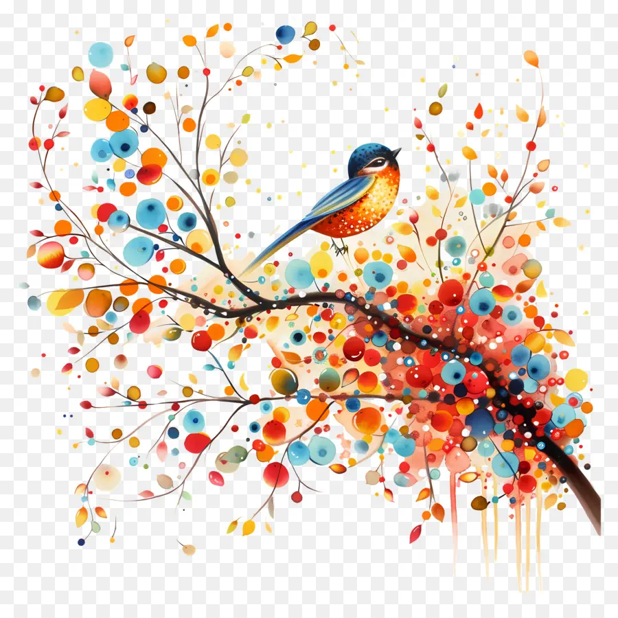 Kuş，Renkli Kuş PNG