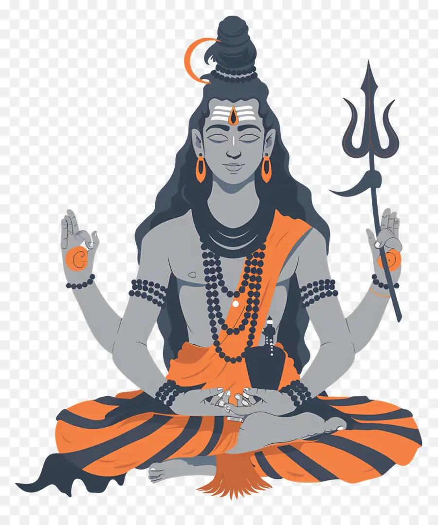 Shiva，Meditasyon PNG