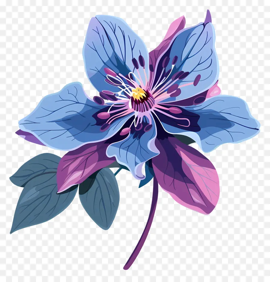 Alaska Devlet Çiçeği，Mavi çiçek PNG