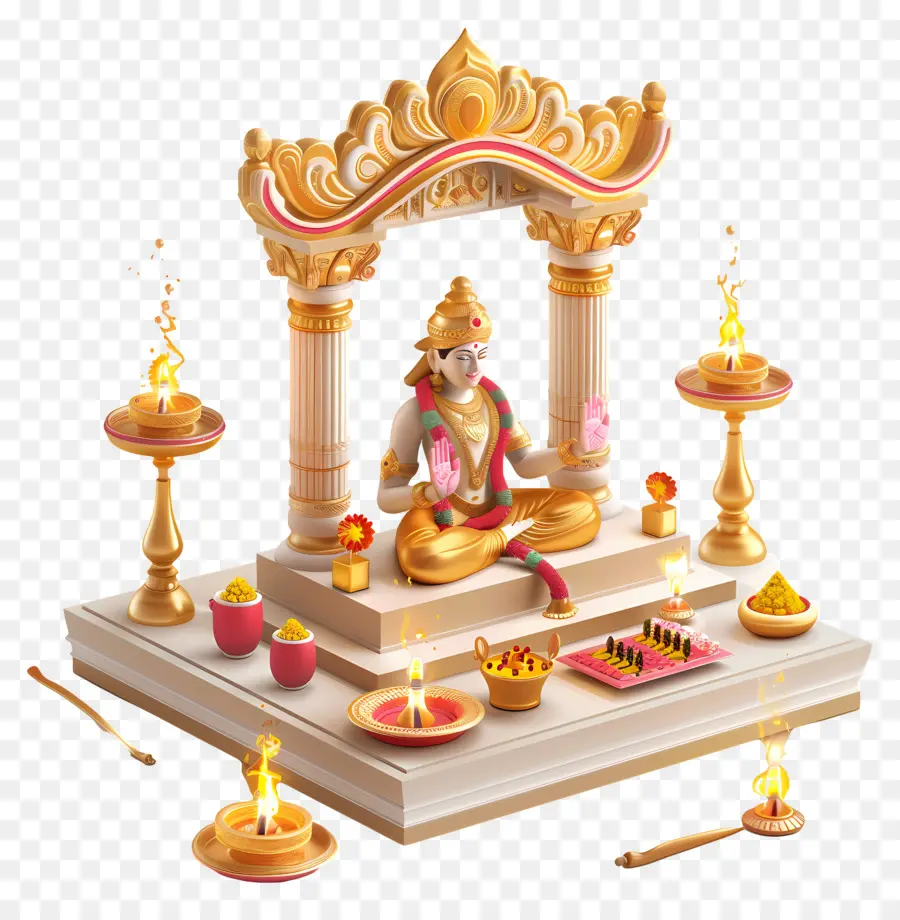 Hindu Yeni Yılı，Lord Vishnu PNG