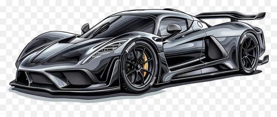 Hennessey Venom F5，Siyah Spor Araba PNG