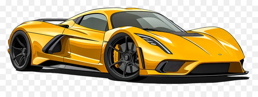 Hennessey Venom F5，Altın Araba PNG