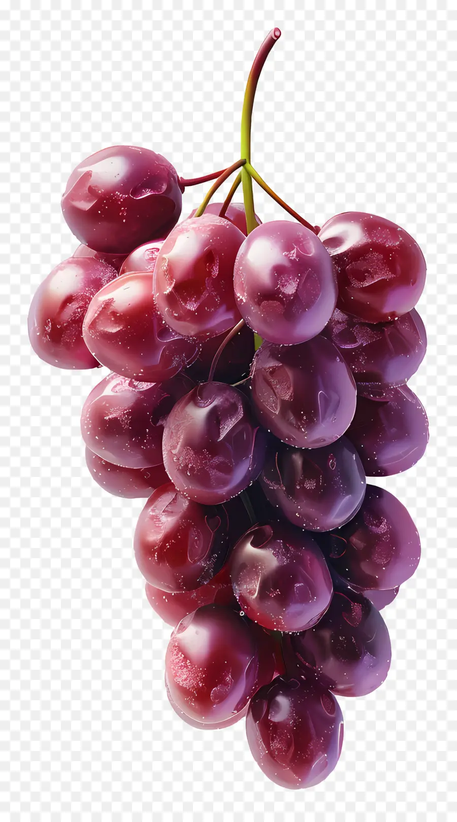 Kırmızı üzüm，Meyve PNG
