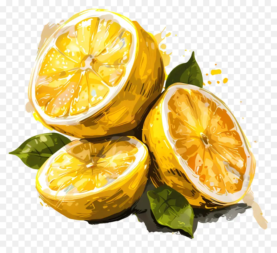 Limonlar，Dilimlenmiş PNG