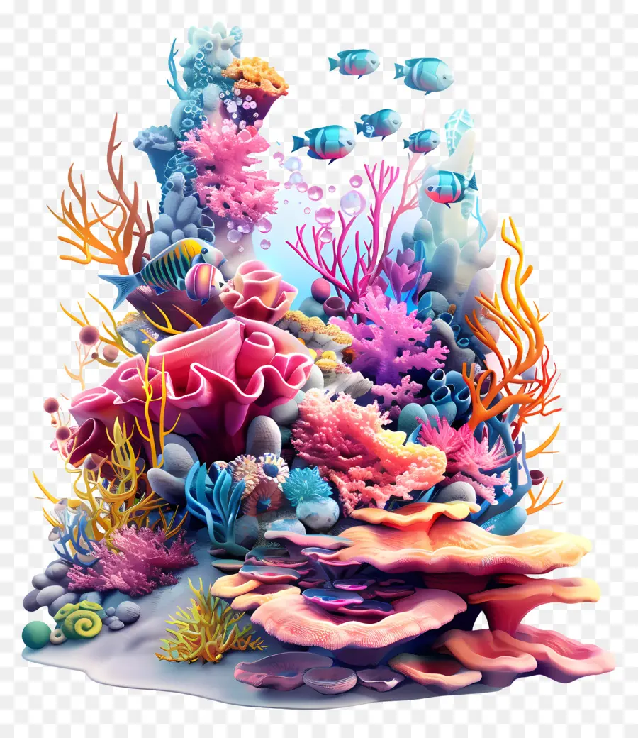 Deniz Yaratığı，Mercan Resifi PNG
