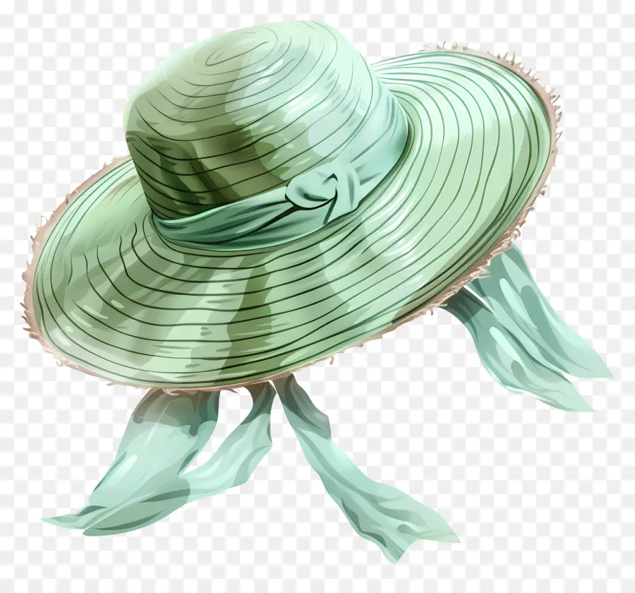 Güneş şapkası，Yeşil Güneş şapkası PNG