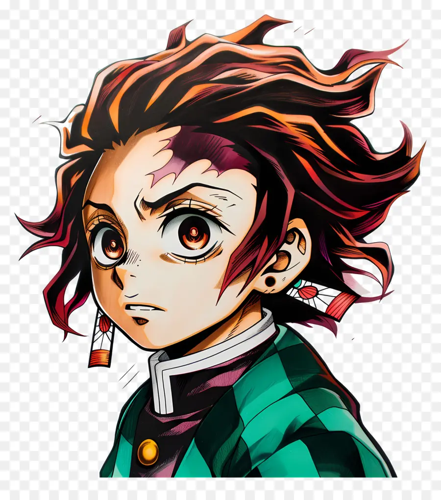 Tanjiro，Anime Karakteri PNG