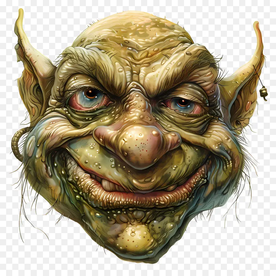 Troll Face，Yeşil Cin PNG