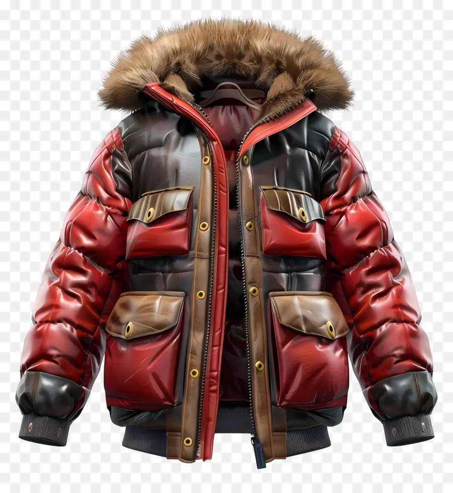 Kış Ceket，Deri Ceket PNG