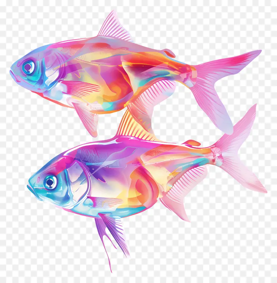 Glofish，Balık PNG