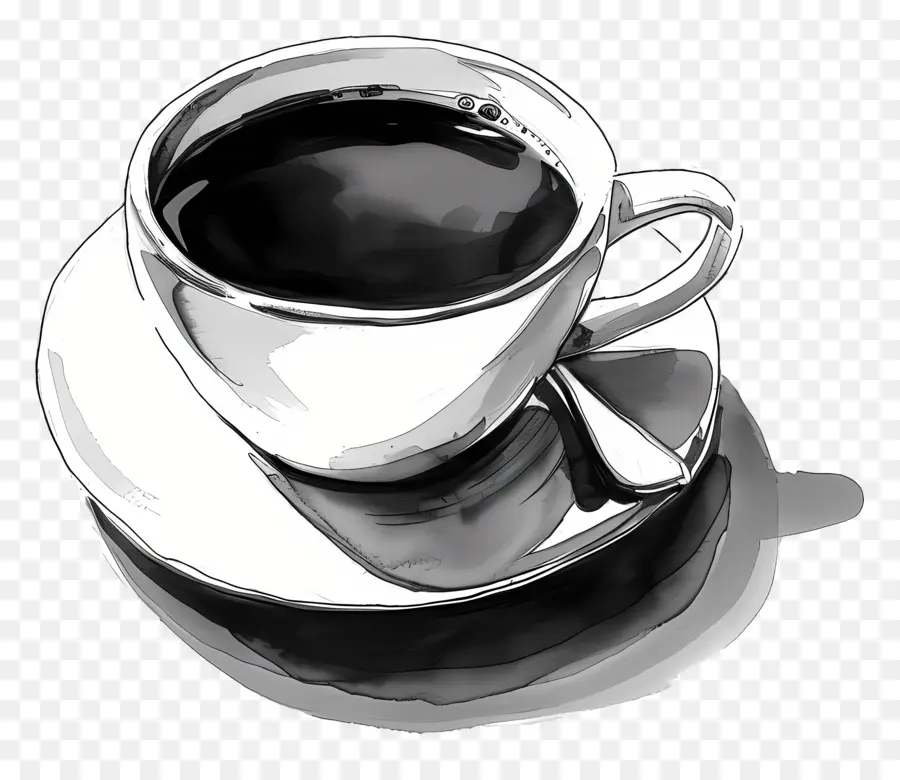 Siyah Kahve，Siyah Kahve Fincanı PNG