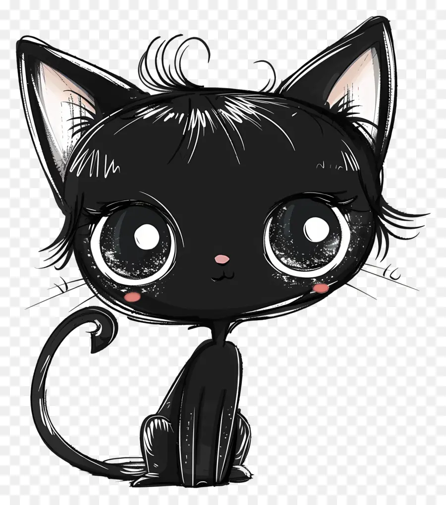 Kuromi，Kara Kedi PNG