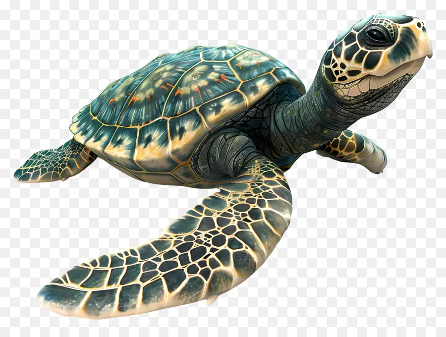 Kaplumbağa，Yeşil Deniz Kaplumbağası PNG