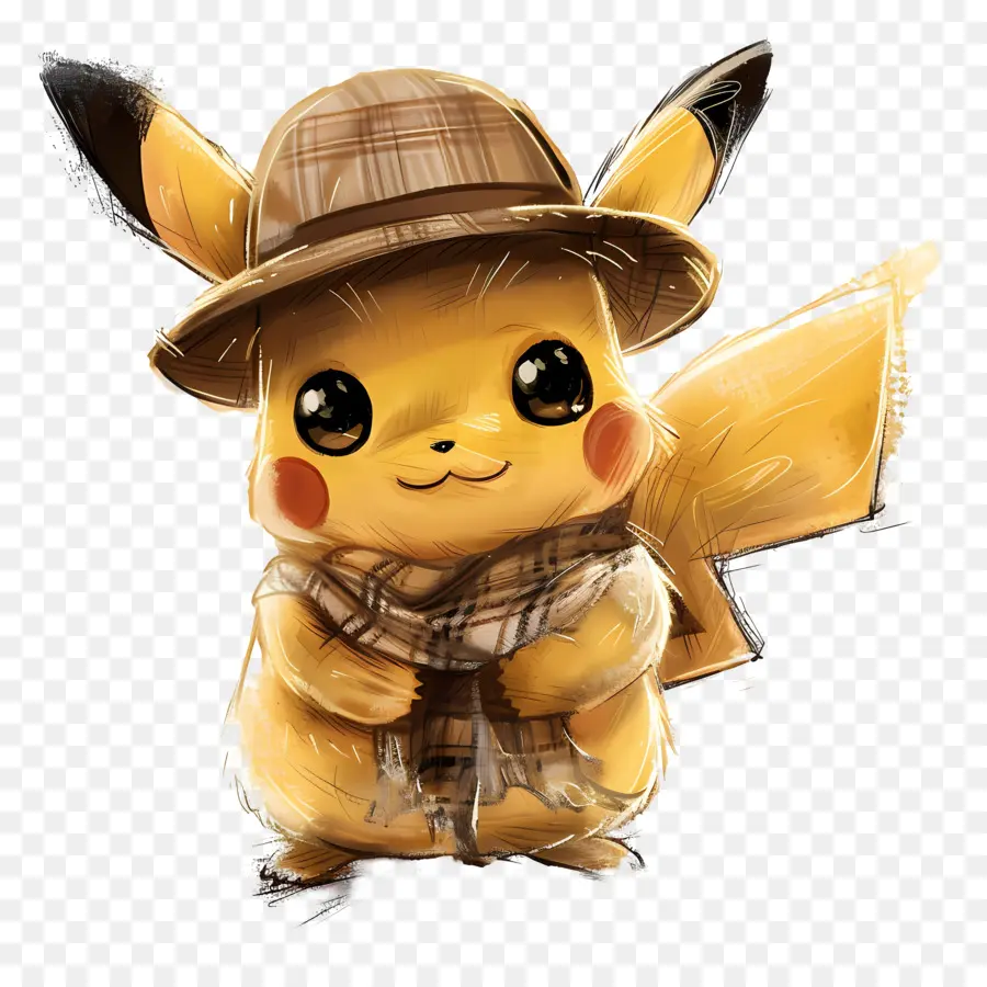 Pikaçu，Dedektif Pikachu PNG