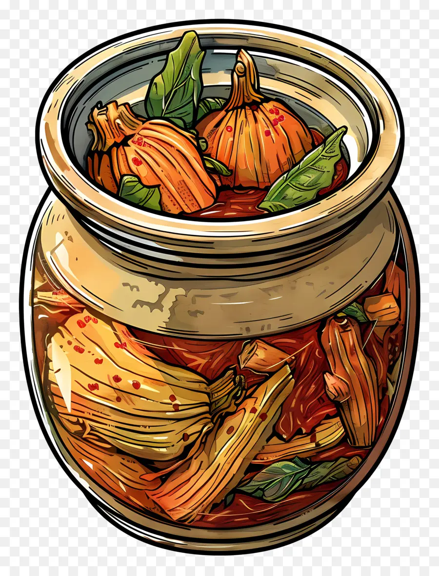 Kimçi，Kimchi Kavanozu PNG