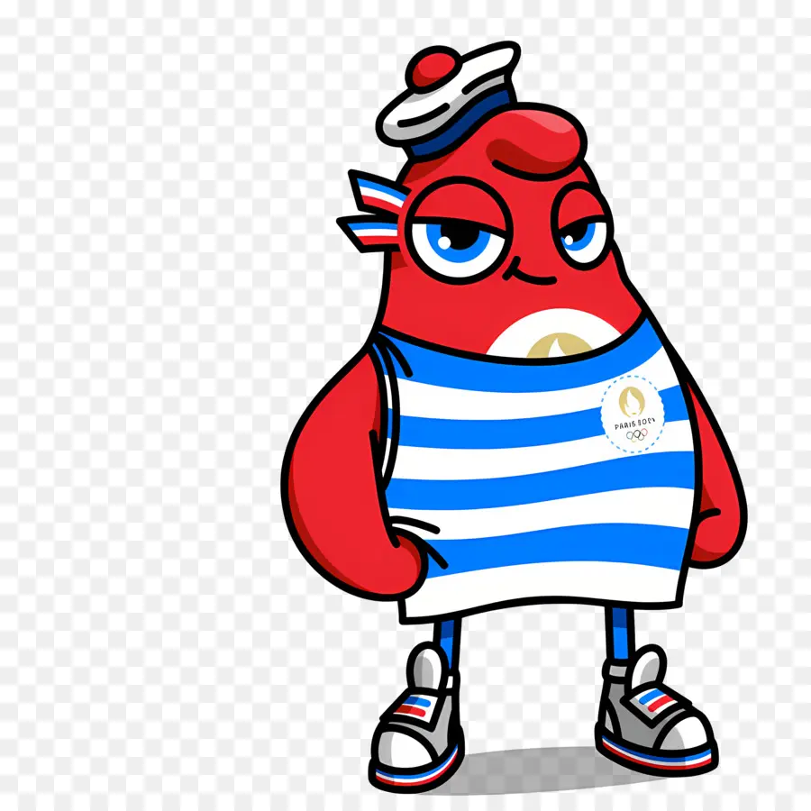 Paris 2024 Frigler，Maskot PNG