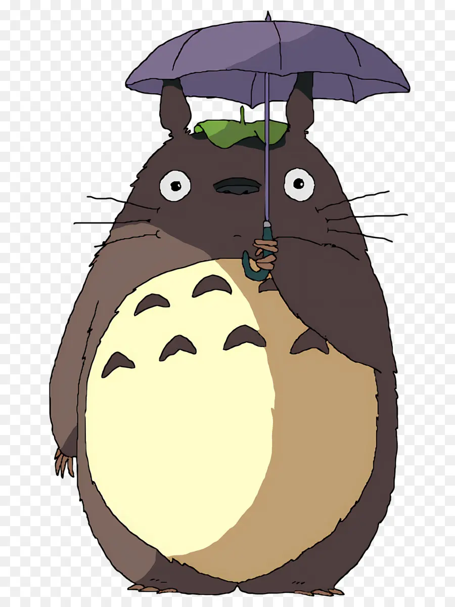 Stüdyo Ghibli，Şemsiyeli Totoro PNG