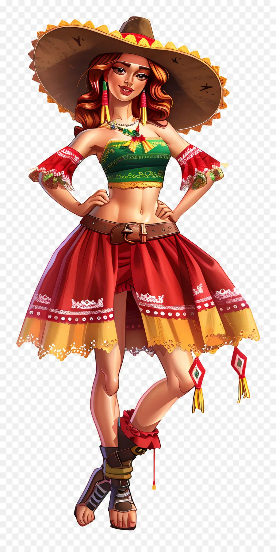 Cinco De Mayo，Meksika Kıyafeti PNG