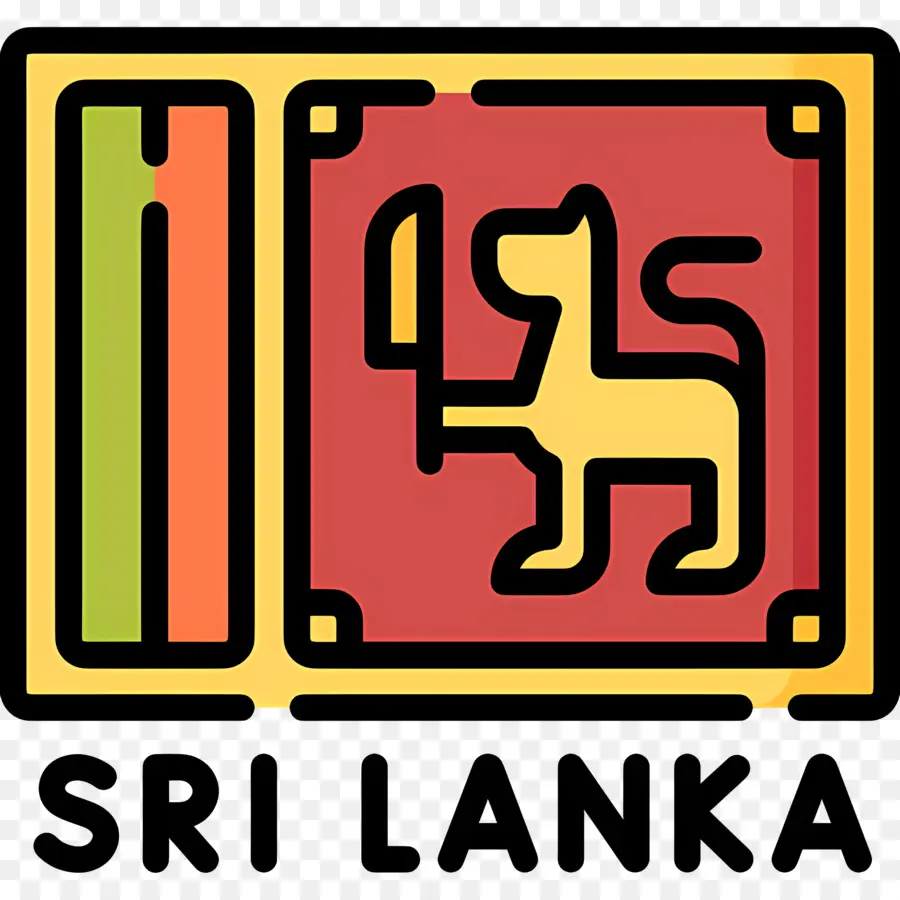 Sri Lanka Bayrağı，ülke PNG