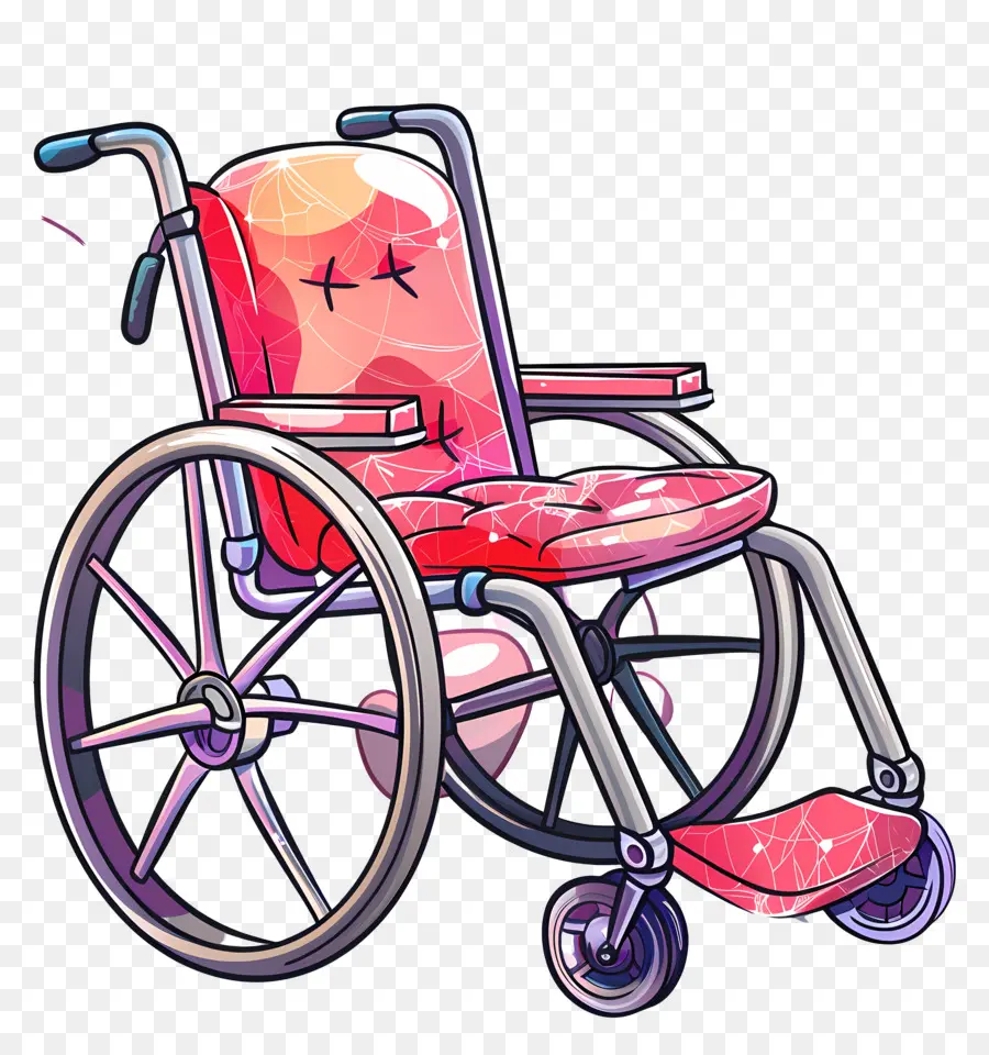 Tekerlekli Sandalye，Pembe Tekerlekli Sandalye PNG