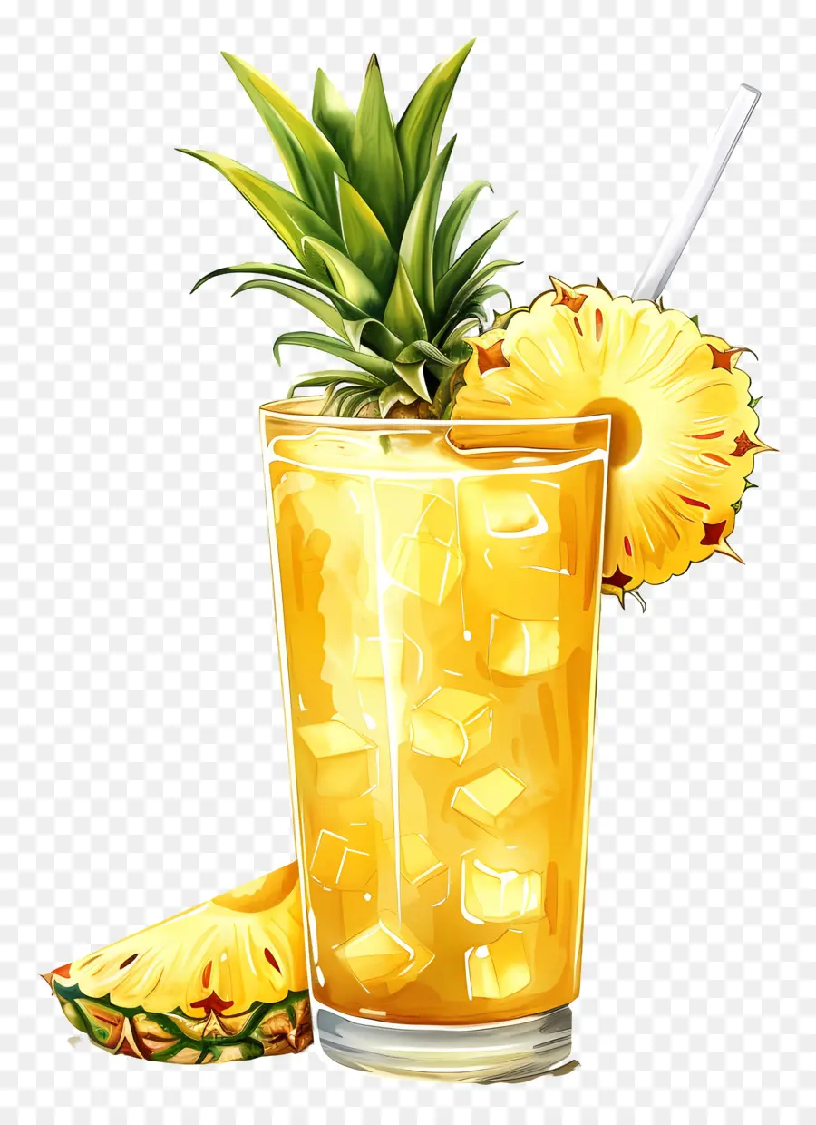 Ananas Suyu，Portakal Suyu PNG