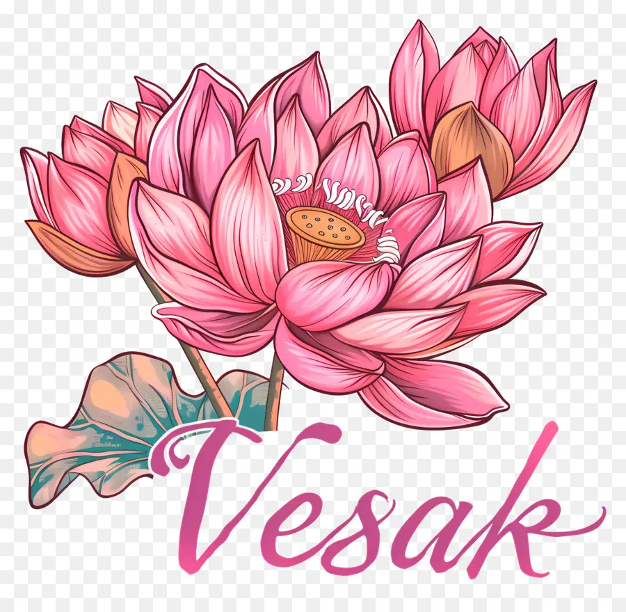 Mutlu Vesak Günü，Lotus çiçeği PNG