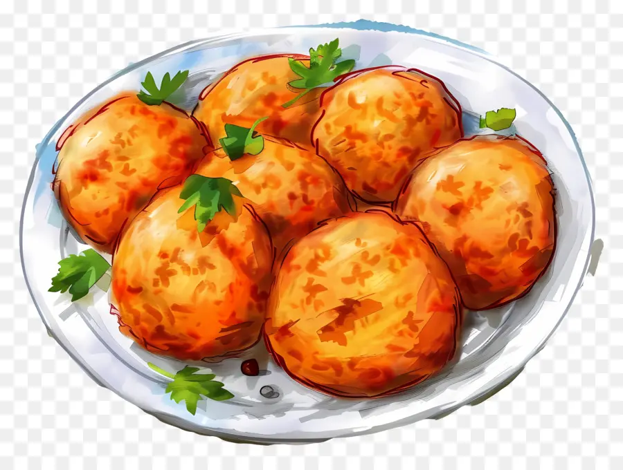 Batata Vadası，Kızarmış Yiyecek PNG